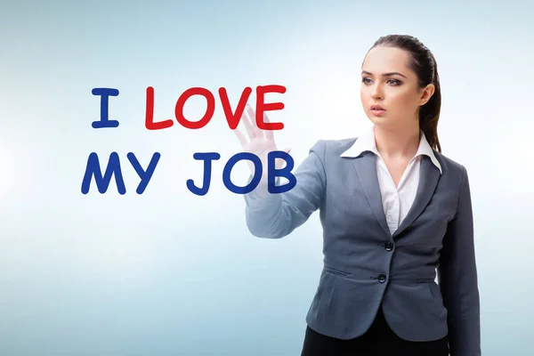 Love Job Concept Businesswoman — 图库照片