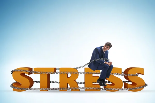 Concept Work Related Stress Businessman —  Fotos de Stock