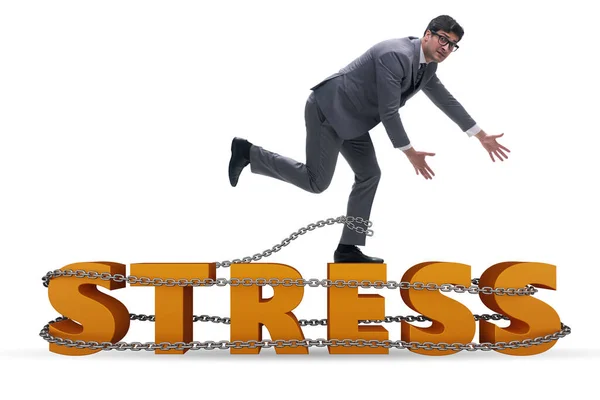 Concept Work Related Stress Businessman — Fotografia de Stock
