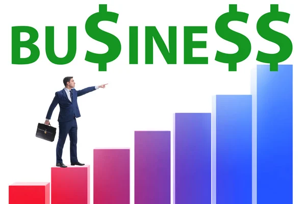 Concept Growing Business Chart — Foto de Stock
