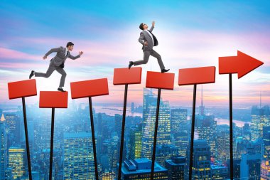 İş adamıyla büyüme kavramı