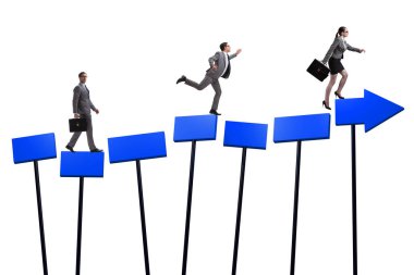 İş adamlarıyla büyüme kavramı