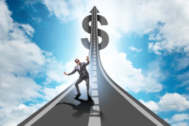 Zenginliğe giden yolda bir iş adamı