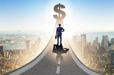 Zenginliğe giden yolda bir iş adamı
