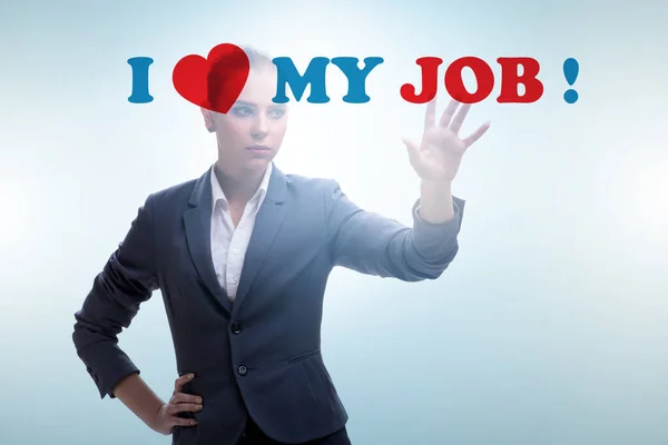 Love Job Concept Businesswoman — ストック写真