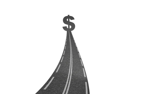 Road Wealth Business Concept — Stock Photo, Image