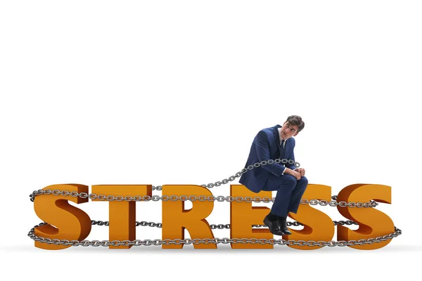 実業家との仕事に関するストレスの概念 — ストック写真