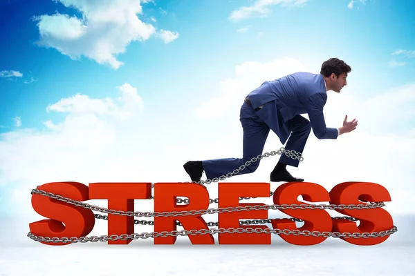 Concept Work Related Stress Businessman — Stockfoto