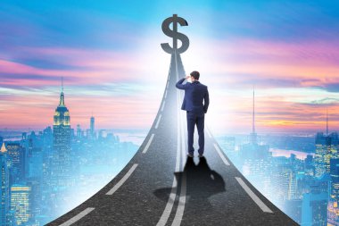 Zenginliğe giden yolda bir iş adamı