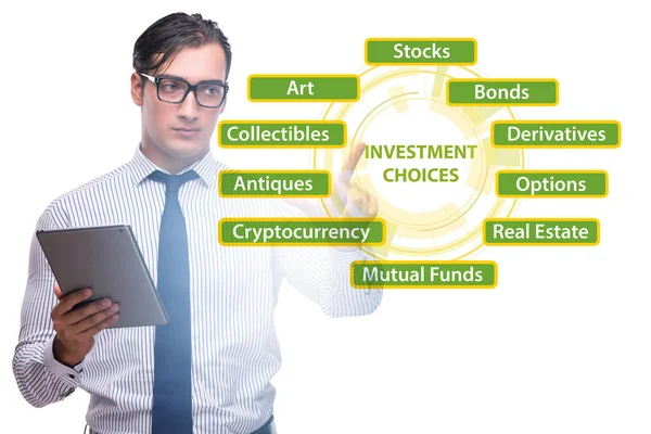 Concept Various Financial Investment Options — Φωτογραφία Αρχείου