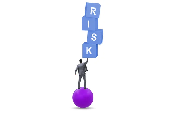 Концепція Управління Ризиками Бізнесменом — стокове фото