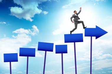 İş adamıyla büyüme kavramı