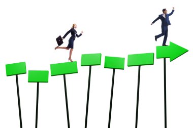 İş adamlarıyla büyüme kavramı