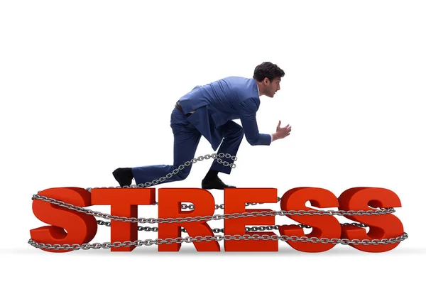 Concept Work Related Stress Businessman — Stock Fotó