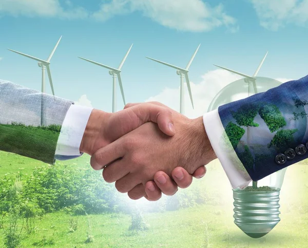 Konzept Des Pariser Abkommens Den Bereichen Ökologie Und Umwelt — Stockfoto