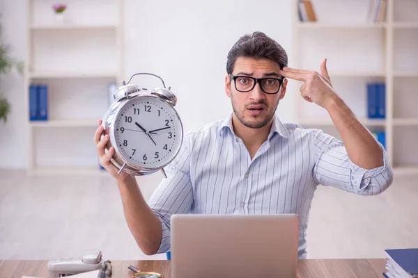 Young Employee Time Management Concept — Stock Photo, Image