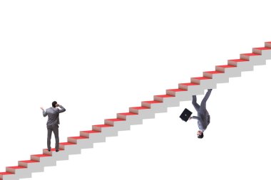 Second career concept with the two businessmen