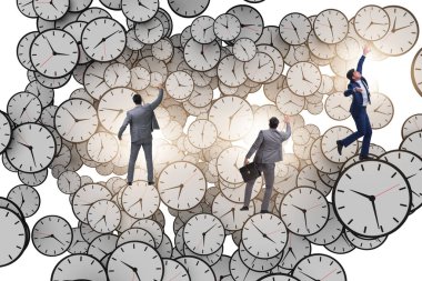 İş adamıyla zaman yönetimi kavramı