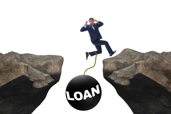 Debt Loan Concept Businessman — Stock Photo, Image