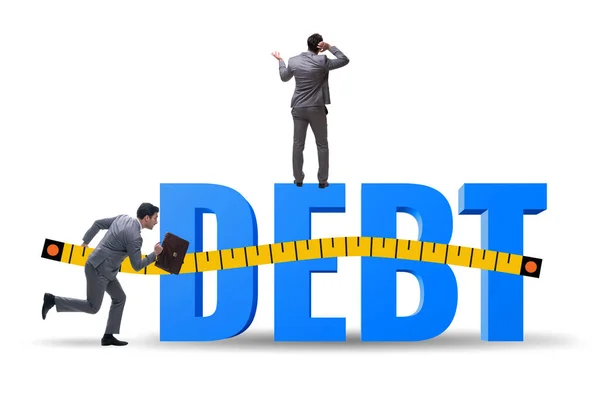 Debt Assessment Concept Businessman — Stock Photo, Image