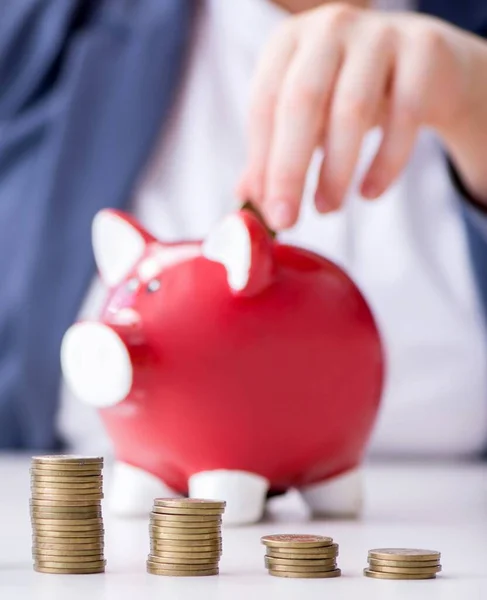 Businesswoman Pension Savings Concept — Stock Photo, Image