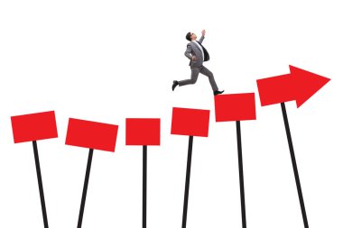 İş adamıyla büyüme kavramı