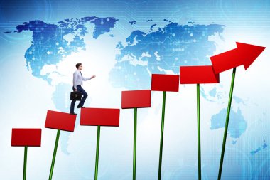 İş adamıyla büyüme kavramı