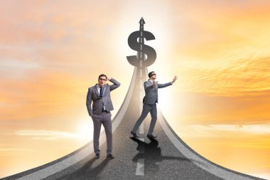 Zenginliğe giden yolda bir iş adamı