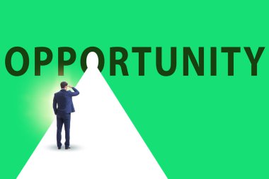 İş adamlarıyla fırsat kavramı