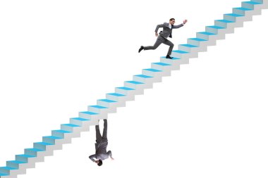 Second career concept with the two businessmen