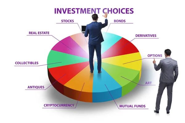 Concept Various Financial Investment Options — Φωτογραφία Αρχείου
