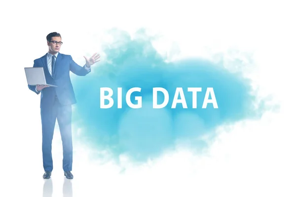Conceito Big Data Com Empresários — Fotografia de Stock