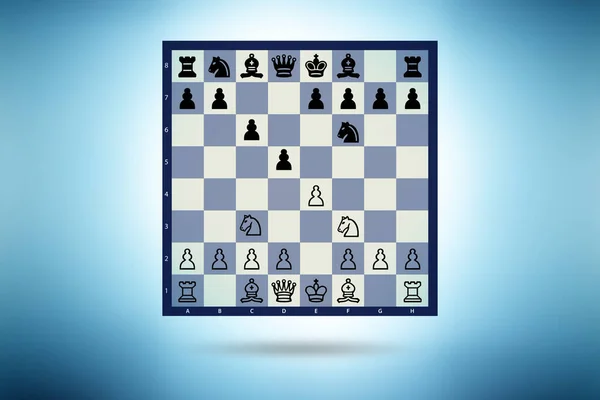 Chess Board Strategy Game — Stock Photo, Image