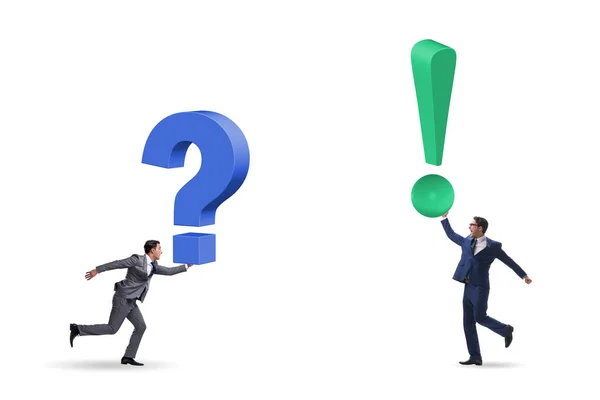 Concept Question Exclamation Marks — Stock Photo, Image