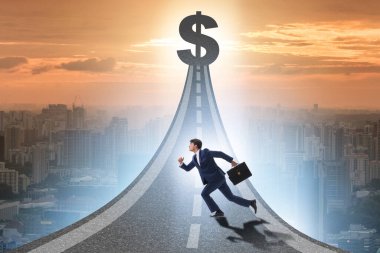 Zenginliğe giden yolda bir iş adamı