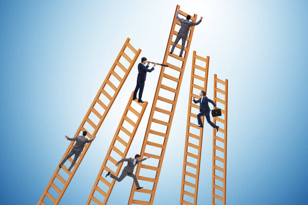 Concept of the many different careers