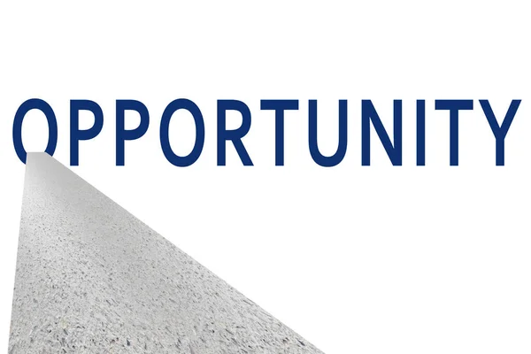 Opportunity Concept Road Leading Success — Stock Photo, Image