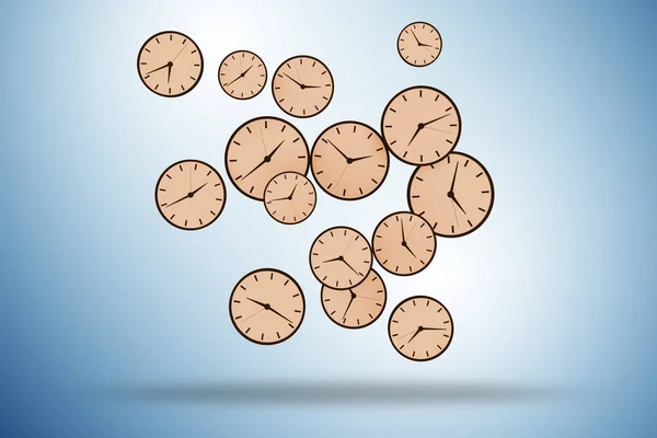 時計との時間管理の概念 — ストック写真