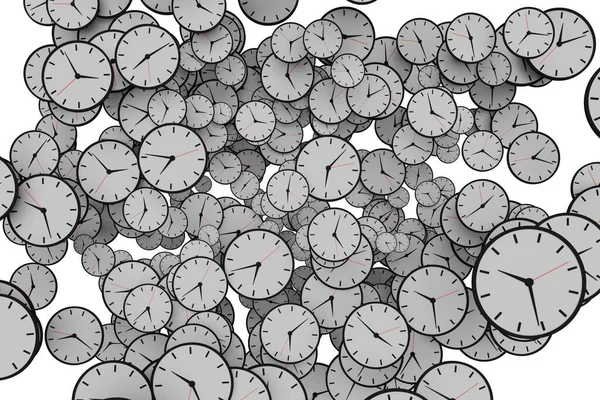 Concept Gestion Temps Avec Les Horloges — Photo