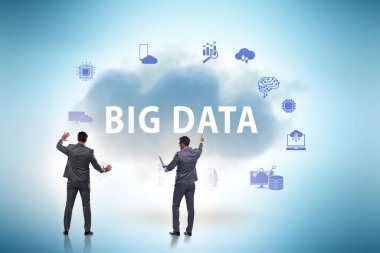 İş adamlarıyla ilgili büyük veri kavramı