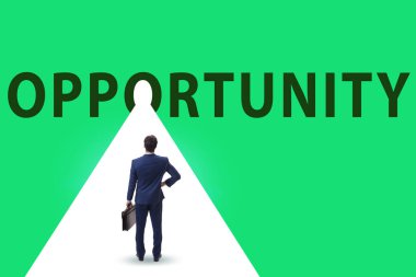 İş adamlarıyla fırsat kavramı