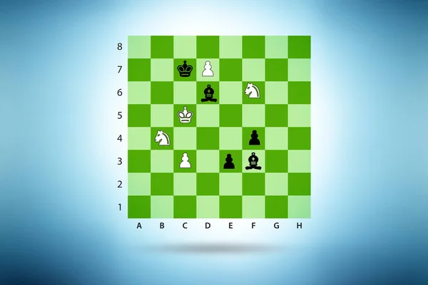 Šachovnice Pro Strategickou Hru — Stock fotografie