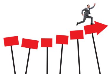 İş adamıyla büyüme kavramı