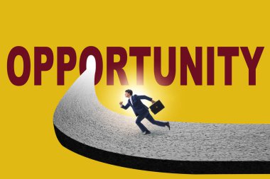 İş adamlarıyla fırsat kavramı