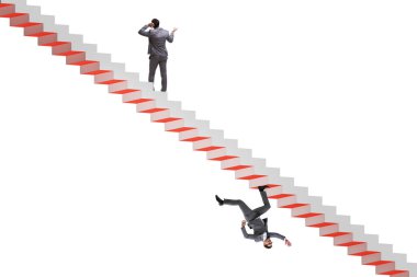 Second career concept with the two businessmen