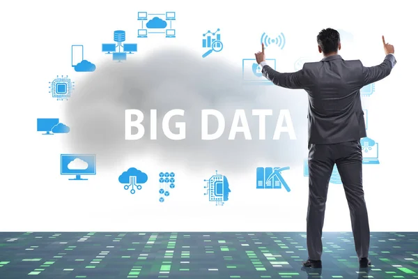 Big Data Concept Met Zakenmensen — Stockfoto