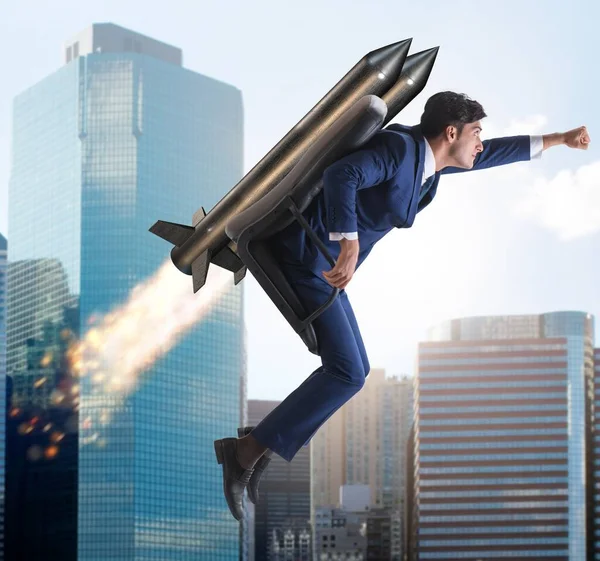 Businessman Career Progression Concept — Stock Photo, Image