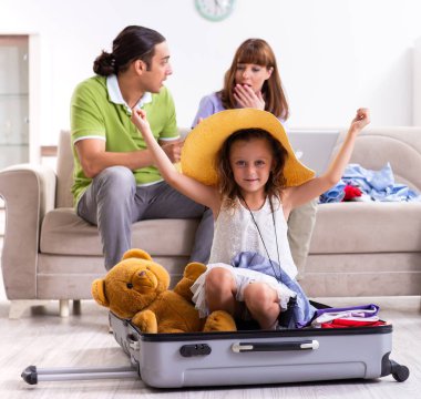 Mutlu aile planlaması tatili