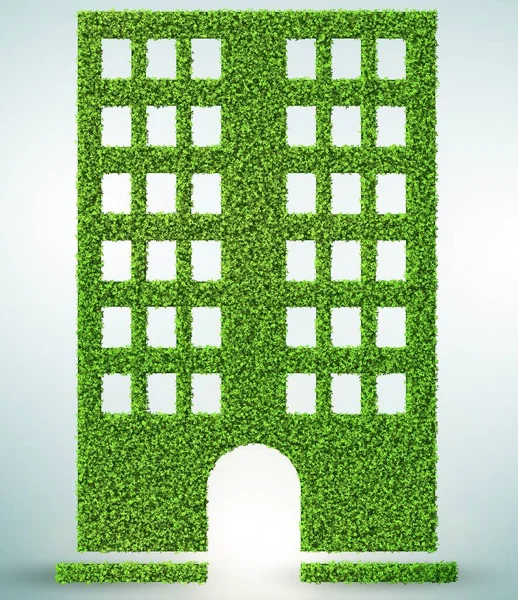 Het Groene Huis Concept Rendering — Stockfoto
