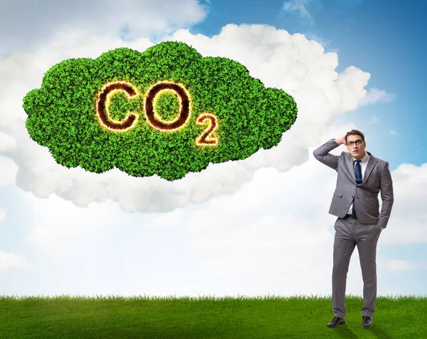 Ecological Concept Greenhouse Gas Emissions — Stock Photo, Image
